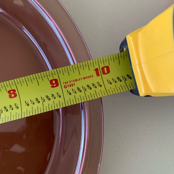 PYREX pie pan cranberry vintage - Picture 4 of 8